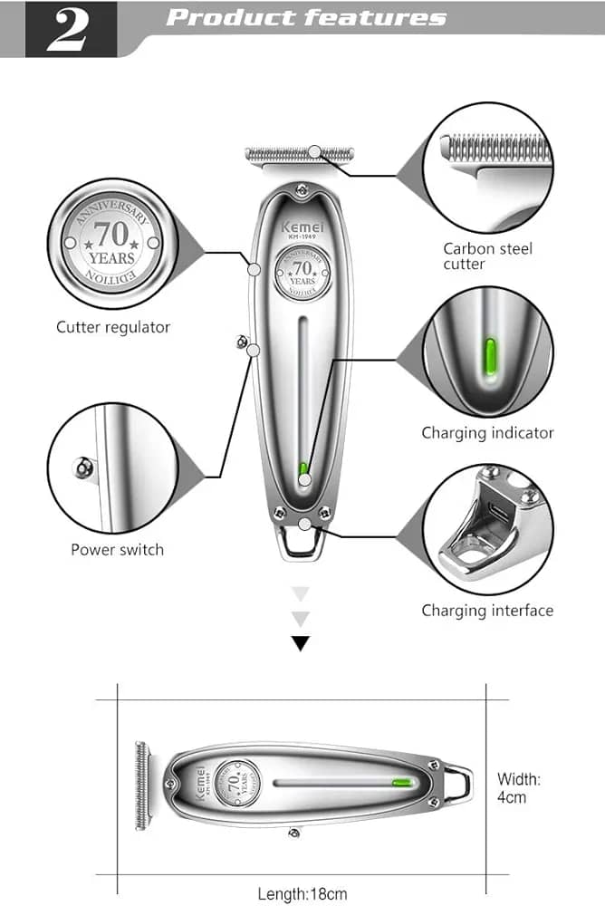 ماشین اصلاح صورت و خط زن کیمی مدل 1949